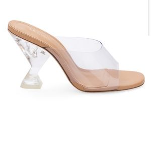 Larroude Vinyl Heels sz 8.5